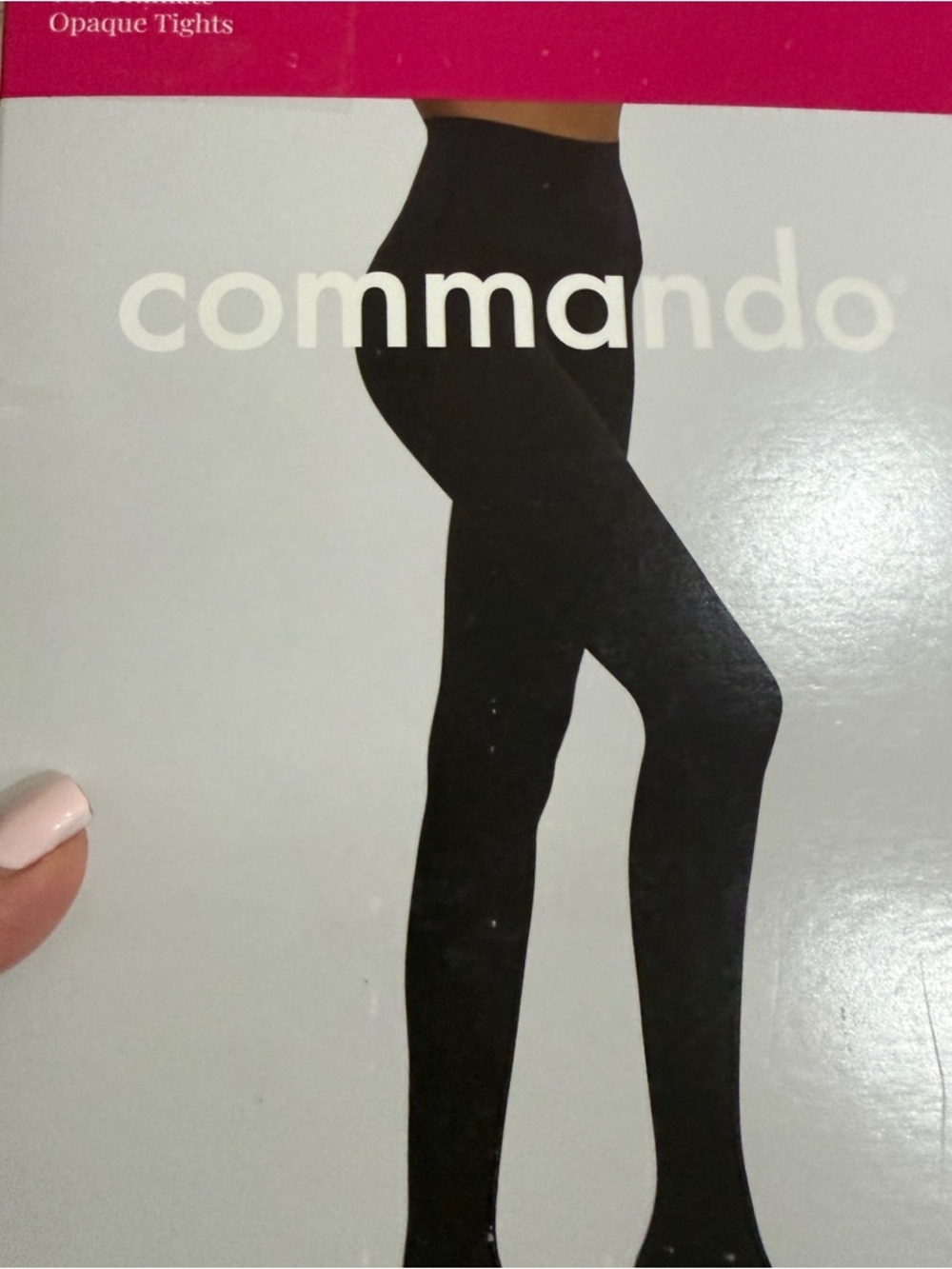Commando Women's ultimate Opaque Black Tights M